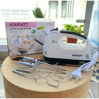 Máy đánh trứng scarlett 260w - 7 tốc độ - dễ cầm nắm