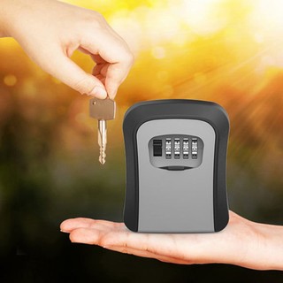 4 Digit Combination Code Plastic Heavy Duty Daily Easy Install High Security Indoor Outdoor Key Safe Box