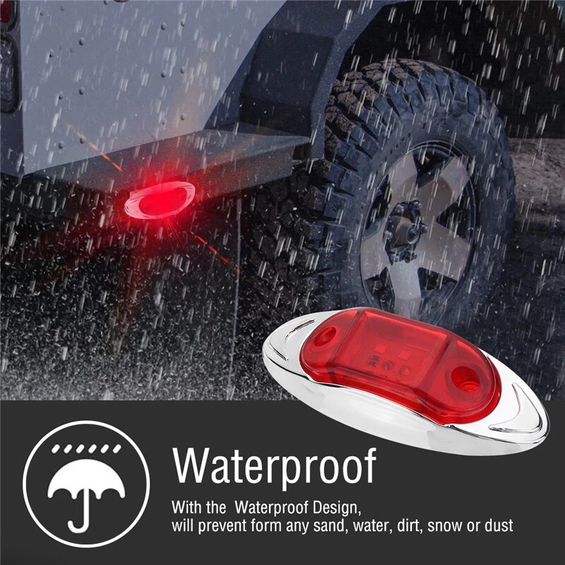 Đèn led Nhấp Nháy 12V / 24V Gắn Biển Số Xe Tải / Xe Máy / Xe Ô Tô