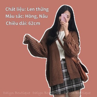 Áo Khoác Cardigan Len Thừng Basic Dalyn Quảng Châu CC