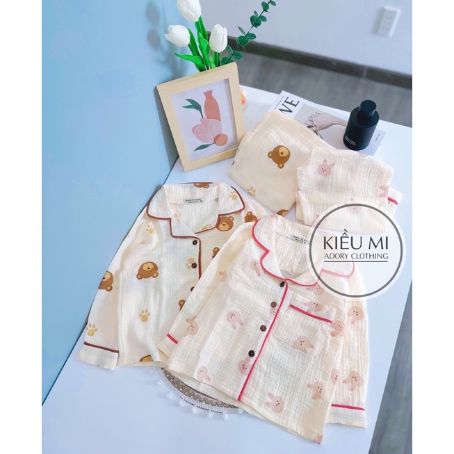 CAO CẤP Pijama cho bé chất MUSLIN