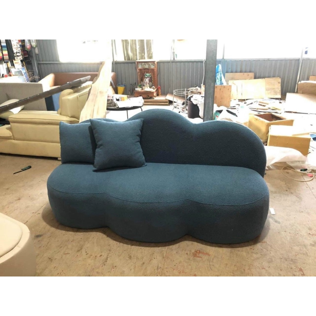 Ghế Sofa Decoe ⚡ SIÊU KHUYẾN MÃI ⚡ Sofa Hình Đám Mây Vải Nỉ Lông Cừu Cực Xinh