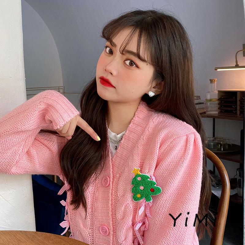 Kẹp tóc hình giáng sinh dễ thương phong cách Hàn Quốc cho nữ