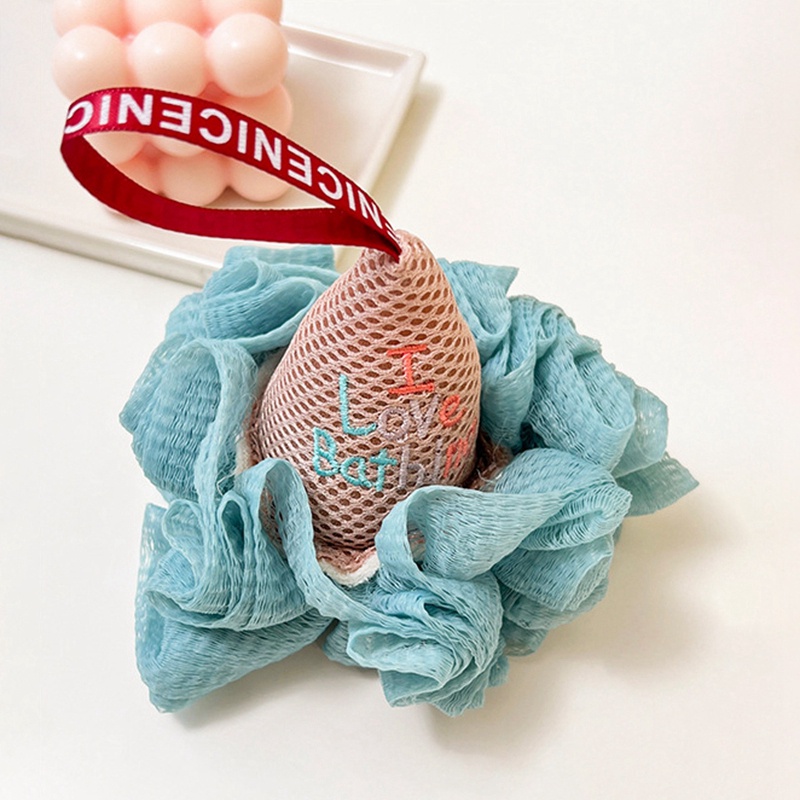 Bông Tắm Tạo Bọt Hình Que Kem Mềm Mại Dễ Thương