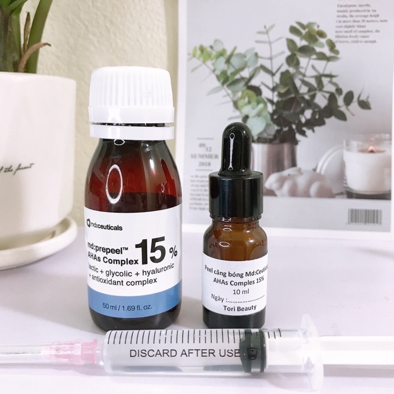 Peel Căng Bóng Trắng Sáng MD Ceuticals AHAs Complex 15%
