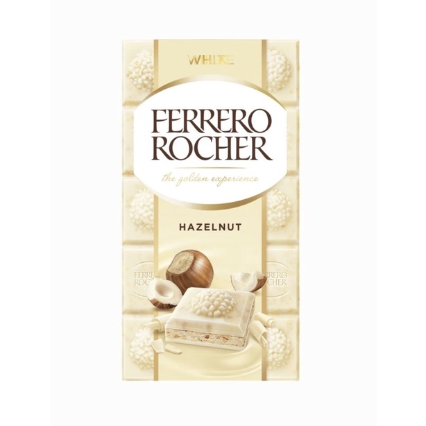 Socola trắng Ferrero Rocher nội địa Đức thanh 90gram(mới phát hành)