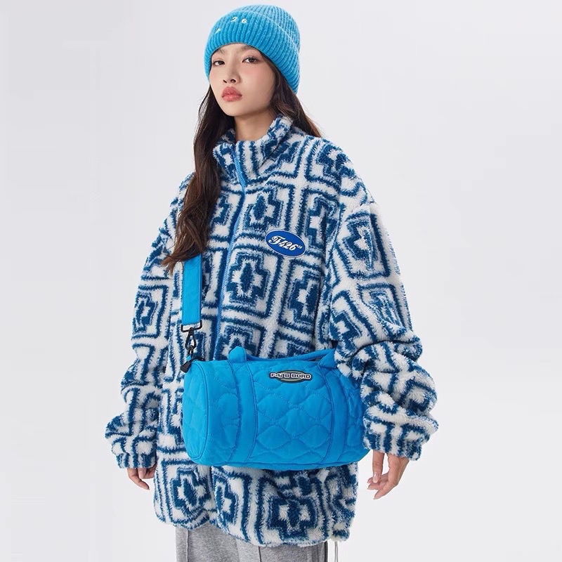 Túi Đeo Chéo Phong Cách Hip Hop Đường Phố Thời Trang Mới Cho Cặp Đôi