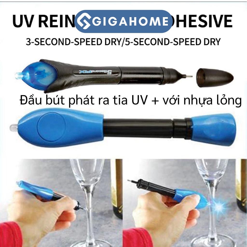 Keo Dán Nhựa UV GIGAHOME Sửa Chữa Đèn Led, Tivi Trong Vòng 5 Giây 7138