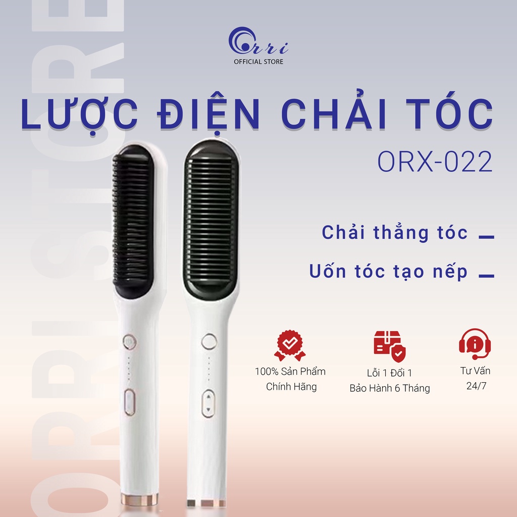 Lược điện chải thẳng tóc, Uốn tóc làm nóng nhanh với 4 cơ chế nhiệt độ bảo vệ tóc không hư tổn