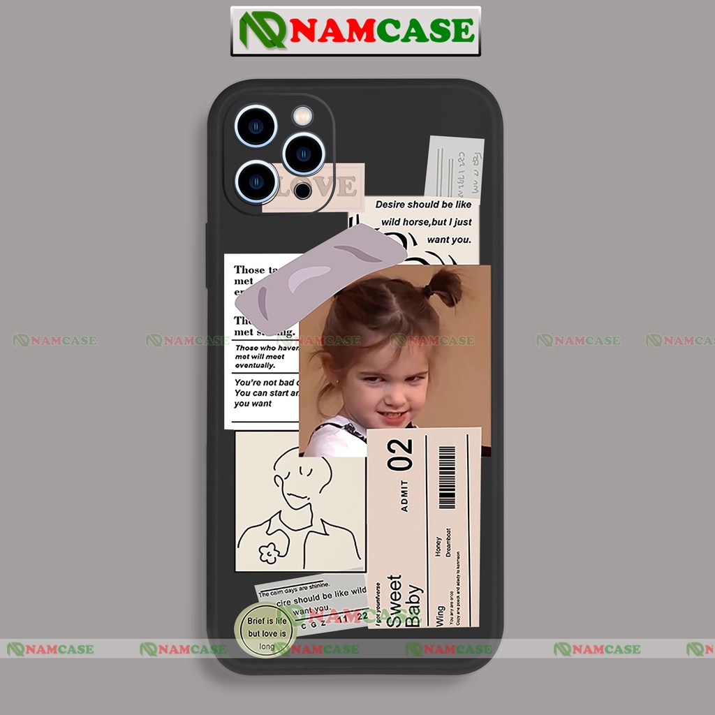 Ốp lưng điện thoại iPhone cặp đôi hoạt hình cute dễ thương đẹp cạnh vuông ip 6/6s/7/8/X/XS/XR/11/12/13/14 Pro Plus Max