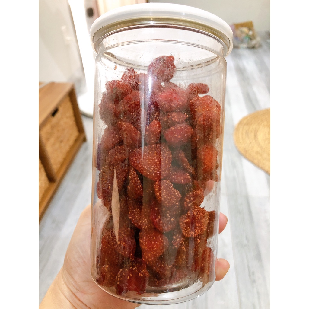 Dâu Tây Sấy Dẻo Không Đường🌺 Trái Cây Sấy Dẻo Nguyên Vị Hoa Quả Sấy Dẻo🌺 Ăn Vặt Dinh Dưỡng