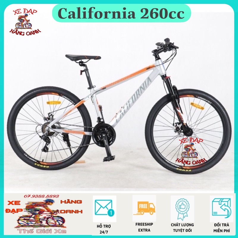 Xe đạp địa hình thể thao California 260cc 26inch Khung Nhôm Đề Shimano