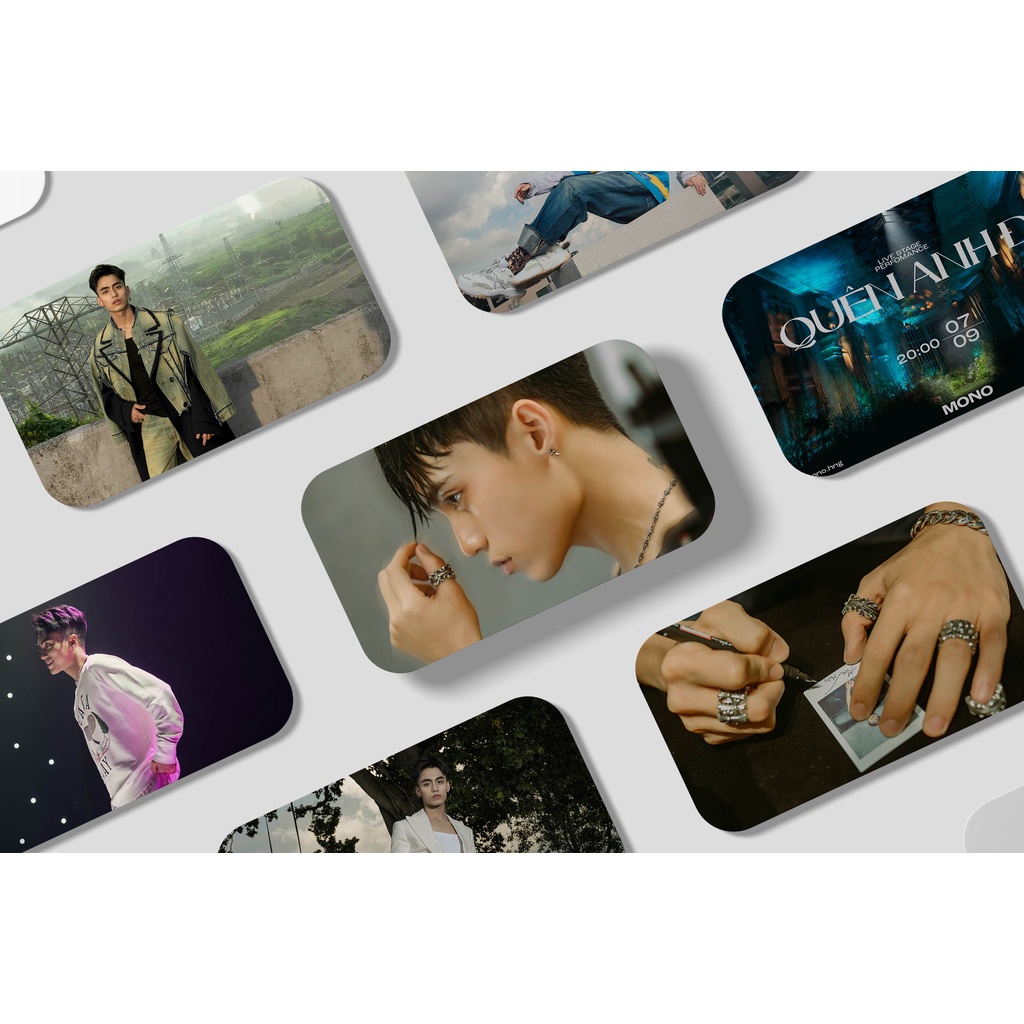 1 sét 10 card MONO cực xuất sắc kt 8,5x5,5cm