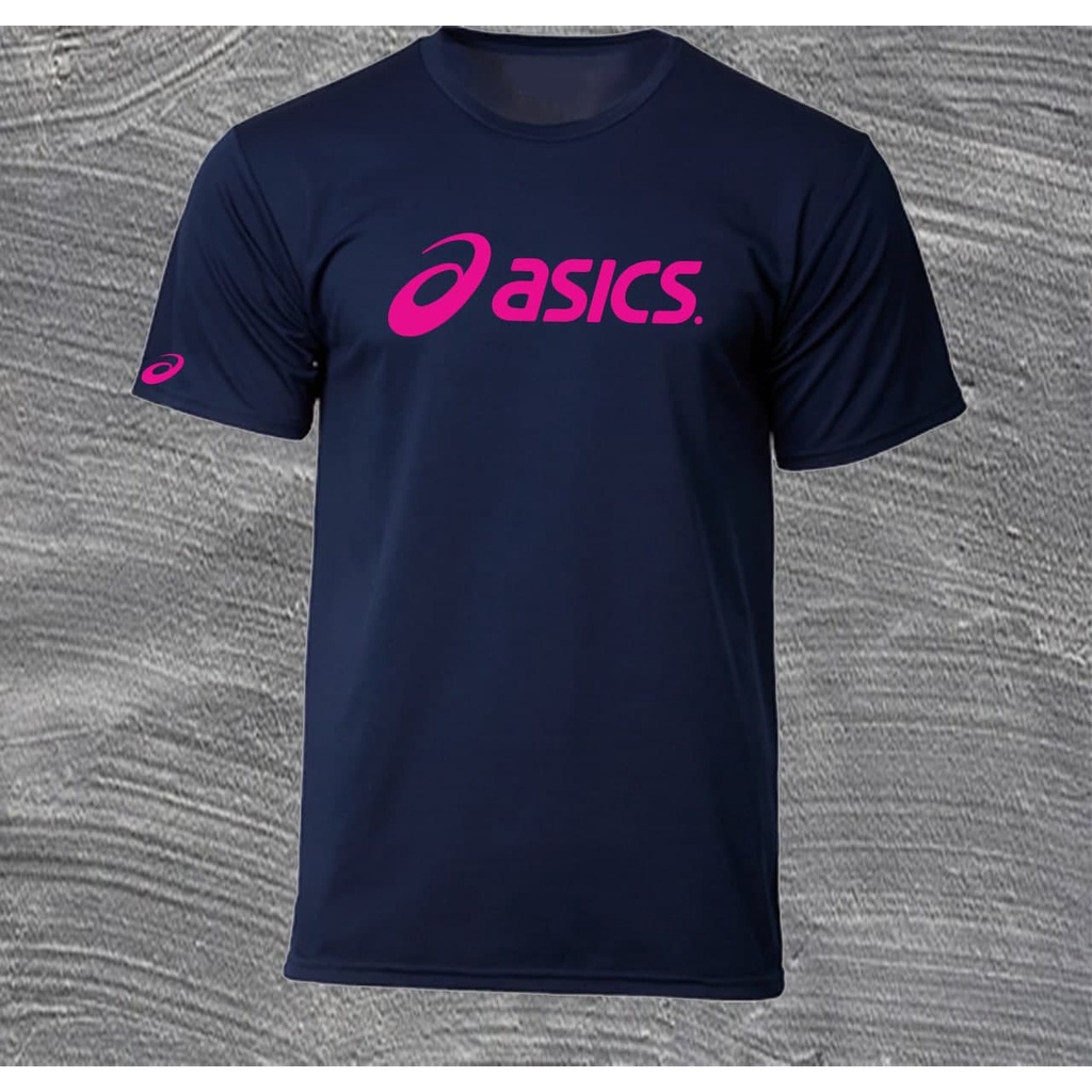 Asisc.ss Áo Thun Chạy Bộ Màu Xanh NAVYHiking Và Trail Cơ Bản