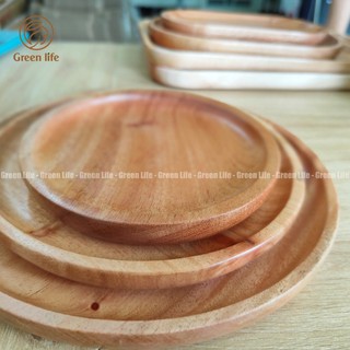 Đĩa gỗ Xà Cừ tròn size lớn