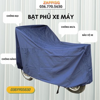 Tấm phủ xe, Bạt phủ xe máy, Áo trùm xe máy tráng nhôm cách nhiệt chống nắng Vừa SH bảo hành 1 đổi 1