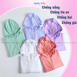 Áo Khoác Chống Nắng Cao Cấp Cho Bé Nyny Baby Chống Bụi Gió Và Tia Uv Vải Điều Hòa Chính Phẩm Từ 8 - 24 Kg(1 - 7 TUỔI )