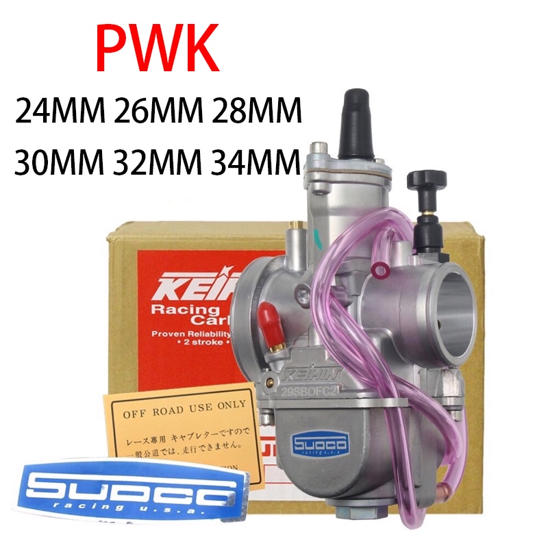 bình xăng con pwk Bộ Chế Hòa Khí Keihin PWK KR150 24MM 26MM 28MM 30MM 32MM 34MM Chuyên Dụng Cho Xe Mô Tô