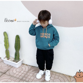 Áo hoodie beemo in chữ friends vải nỉ da cá phong cách hàn đi học đi chơi - ảnh sản phẩm 1