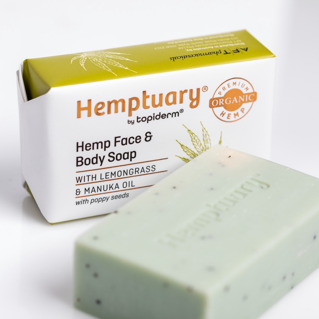 Xà Phòng Rửa Mặt & Cơ Thể Từ Hạt Gai Dầu Hemptuary Face and Body Soap 100g