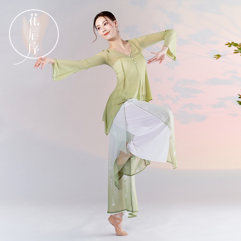 Bộ Trang Phục Biểu Diễn Múa Dân Tộc Trung Hoa Cổ Điển Dành Cho Nữ