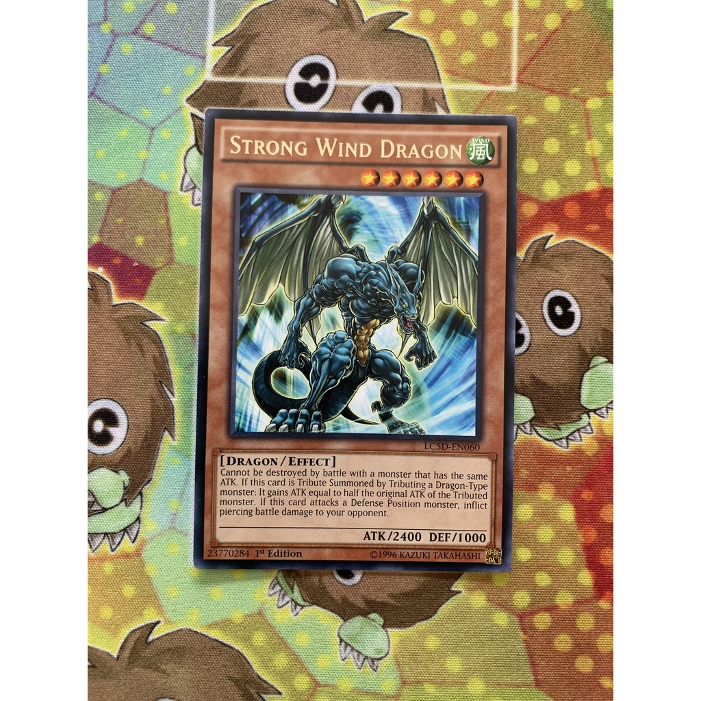 Thẻ Bài Yugioh Mint90 Monster Strong Wind Dragon - LC5D-EN060 - Rare