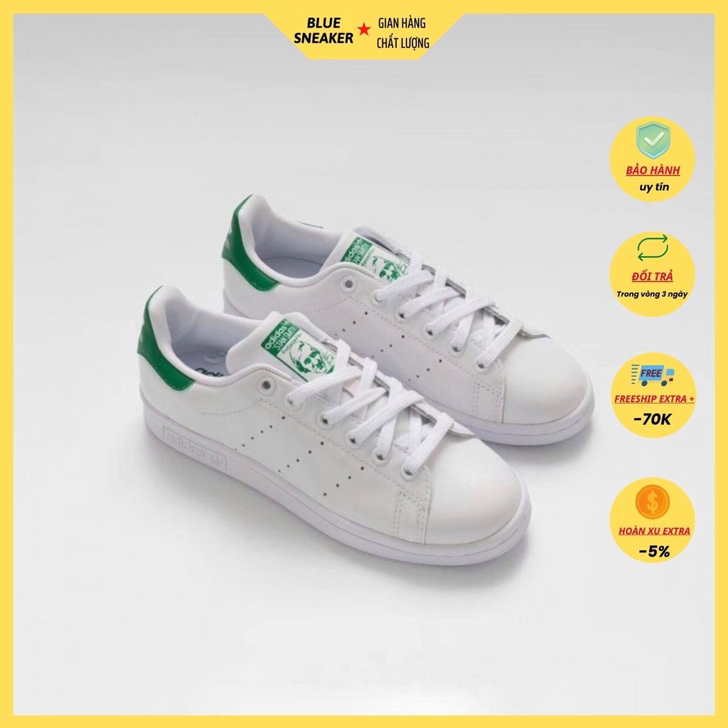 Giày Sneaker Adidas Stansmith Trắng Xanh (fullbox+freeship)