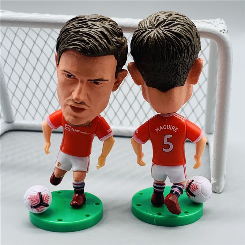 Búp Bê Ngôi Sao Bóng Đá Manchester United Player 5# Mô Hình Nhân Vật Harry Maguire Màu Đỏ 2022
