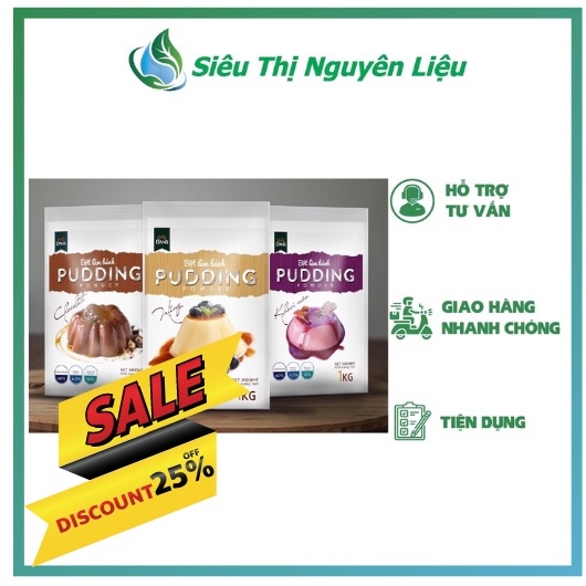 Bột Pudding Dans – 500g ( Đủ mùi)