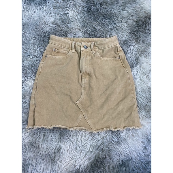 ĐỒ SI/2HAND-HÀNG HIỆU CHÍNH HÃNG-VÁY KAKI NUDE-ẢNH DO SHOP TỰ CHỤP VÀ QUAY