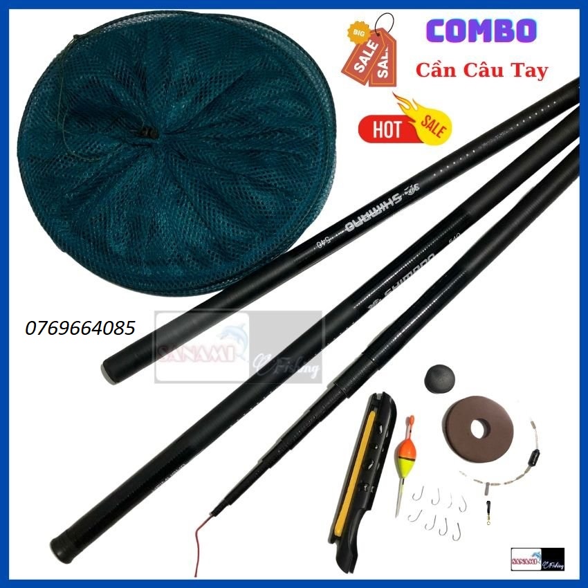 CẦN CÂU TAY SHIMANO, DAIWA, MUA 2 CẦN TẶNG 1 THẺO CÂU CẦN CÂU TAY GIÁ RẺ. -Đ𝗢̂̀𝗖𝗔̂𝗨 𝟮𝟭𝟰