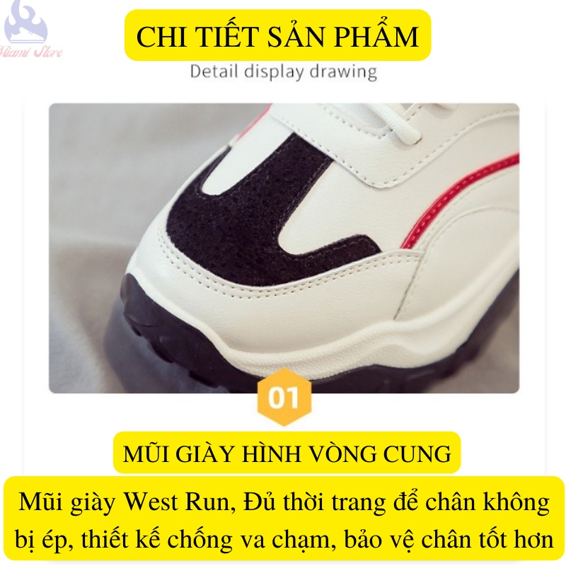 Giày Thể Thao Nữ , Giày Ulzzang Phong Cách Hàn Quốc , THời Trang Cao Cấp - Miami Store NBY16