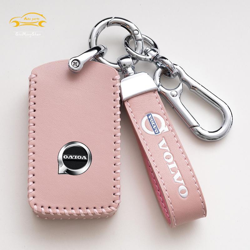Bao Da Cao Cấp Bảo Vệ Chìa Khóa Xe Hơi Volvo xc60 s90 s60 xc90 v40 v90 s60l xc40 Ốp