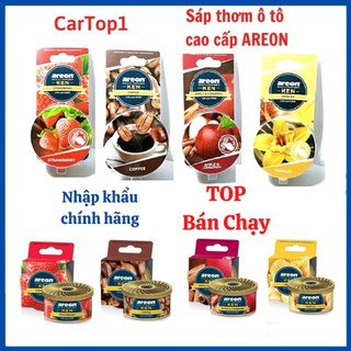 Sáp thơm AREON cao cấp, sáp thơm ô tô nhập khẩu Bungari khử mùi ô tô xe hơi