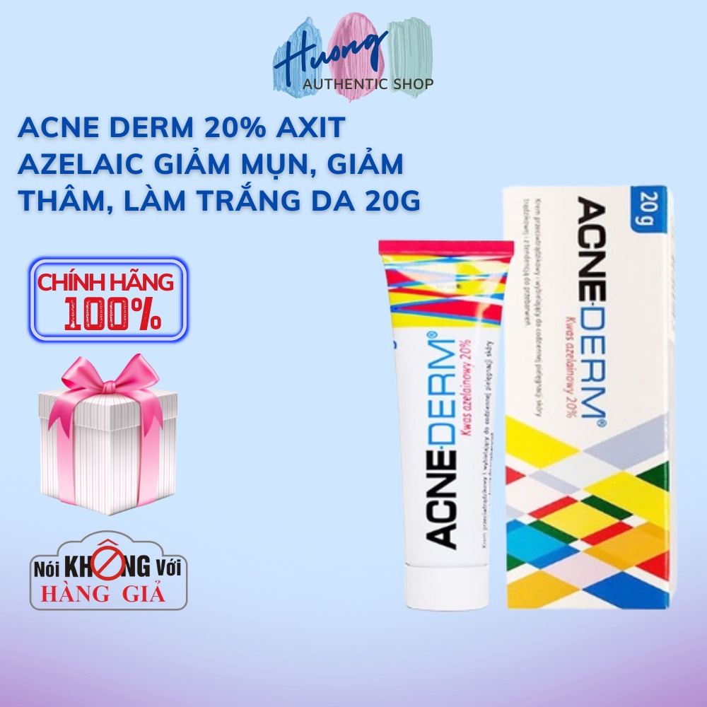 Acne Derm 20% Axit Azelaic Giảm Mụn, Giảm Thâm, Làm Trắng Da 20g - cosmentic_store
