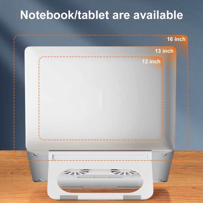 Giá đỡ quạt tản nhiệt HDOORLINK siêu mỏng tùy chỉnh kèm sạc USB tiện dụng thích hợp cho Laptop / máy tính