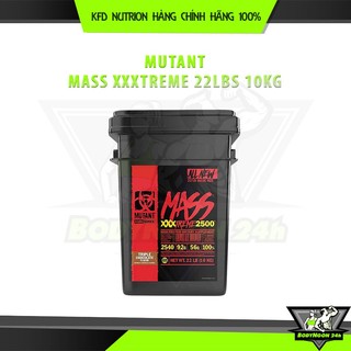 Mutant - chính hãng - mass xxxtreme 22lbs 10kg sữa tăng cân tăng cơ nhanh cho người tập thể hình