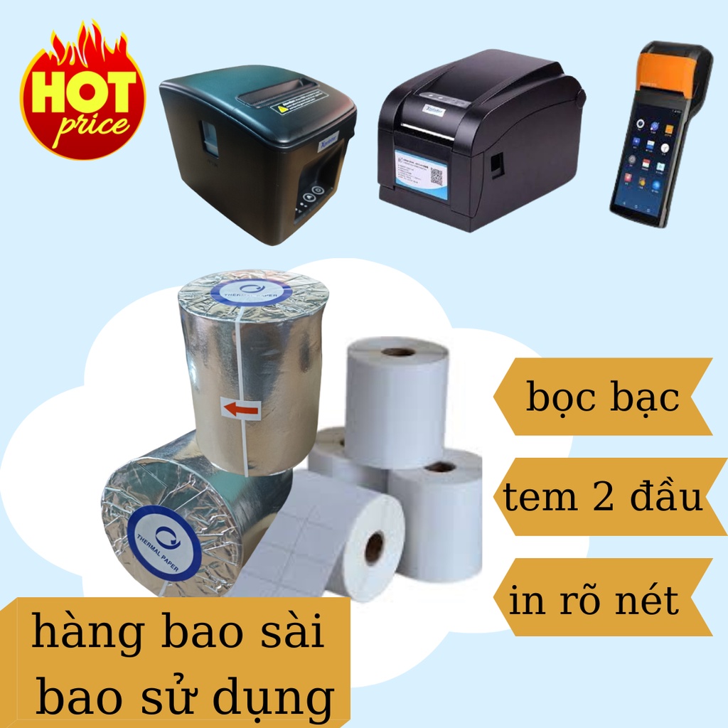 (combo 20) cuộn 10 tem 35*22 và 10 cuộn 100*150mm