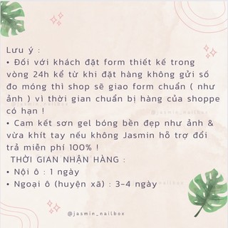 NAILBOX móng thiết kế sẵn mẫu đen mây