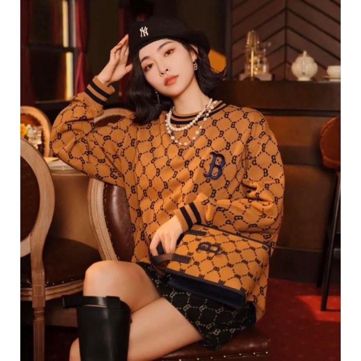 Áo Boston MIb hot hit 2022 áo sweater đôi nam nữ thu đông sang chảnh hàng FULL TAG