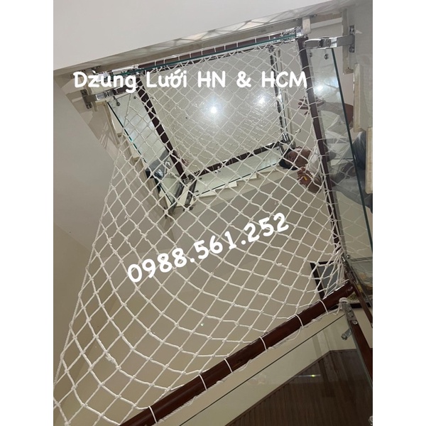 Lưới an toàn, chắn giếng trời, lưới nằm đọc sách