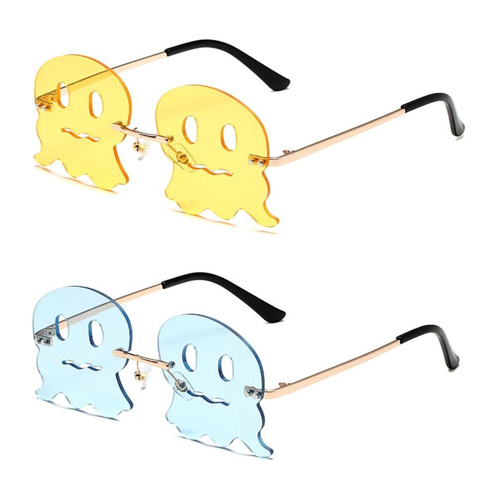 Kính Mát Không Gọng Chống Tia UV Dùng Hóa Trang Cho Nam Và Nữ