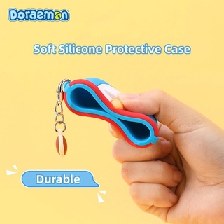 Vỏ Bảo Vệ Hộp Sạc Tai Nghe Airpods Pro 2 3 2022 Bằng Silicon Dẻo Hình Doremon 3D Dễ Thương Chống Sốc Kèm Móc Khóa Tiện Dụng