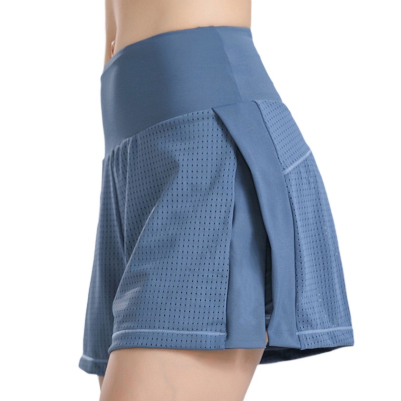Xiangbao Quần Short Thể Thao Lưng Cao Có Túi Lót Vải Comfo Cho Nữ