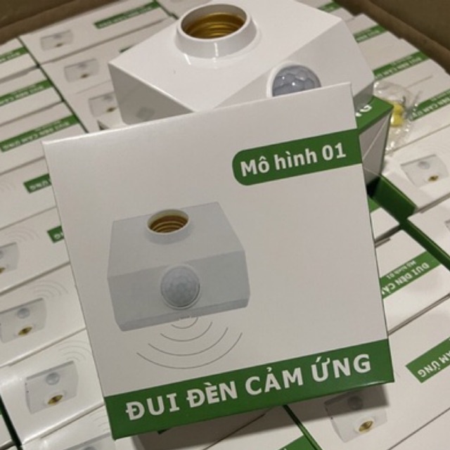 Đui đèn cảm biến hồng ngoại,đui xoáy E27 Đui