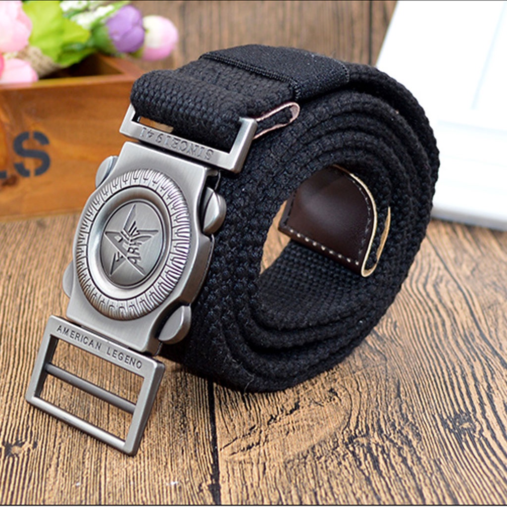 Thắt Lưng Nam Vải Bố,Dây Nịt Nam Vải Dù Khóa Chống Ghỉ Siêu Bền Thời Trang Phượt