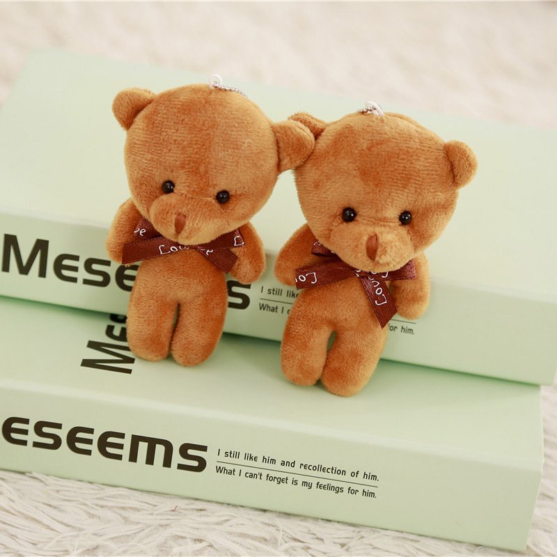 Gấu teddy dễ thương, quà tặng bạn bè học sinh ý nghĩa T03 - TMC Anime - Trang trí balo, túi sách