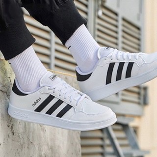[Hàng chính hãng - bao check trọn đời] Giày adidas basic breaknet sọc đen / trắng