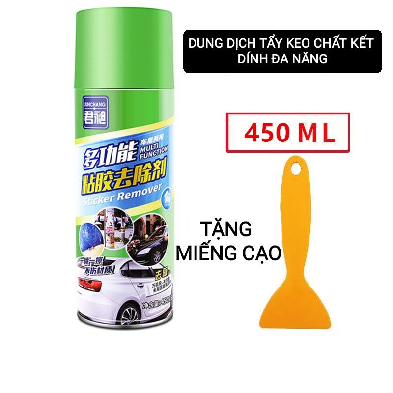 Bình Xịt Dung Dịch Tẩy Vết Băng Keo, Băng Dính, Giấy Dán, Sticker Đa Năng