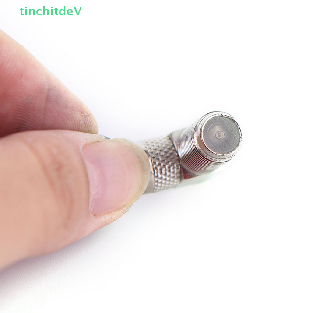 1 Đầu Nối Dây Cáp Đồng Trục RF Góc 90 Độ Cho TV